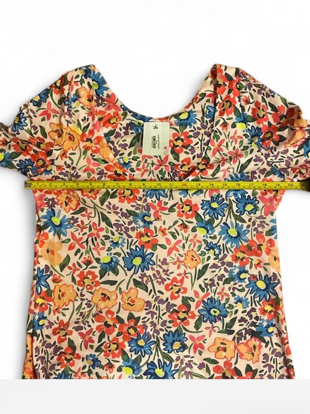 Floral Print Summer Dress Women's Large Cottage Garden Boho Island Boutique - Picture 5 of 10